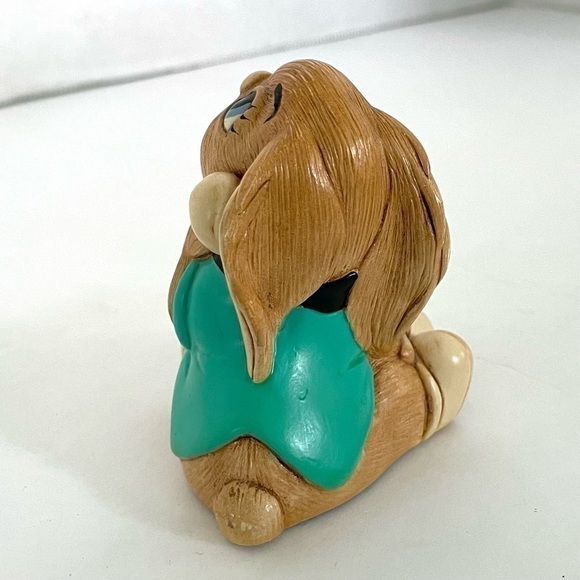 𝅺pendelfin Rabbit Figurine Bongo Turquoise Jacket Black Drum - Picture 3 of 6